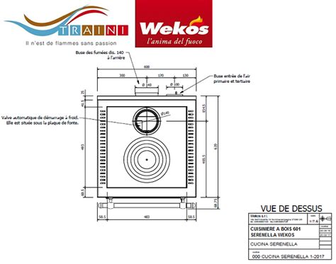 Cuisiniere A Bois Wekos Serenella Kw Traini