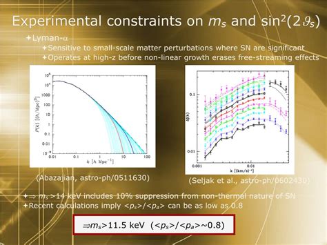 Ppt Sterile Neutrinos As Subdominant Warm Dark Matter Powerpoint