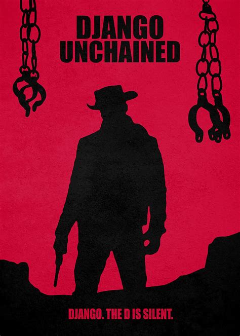 Django Unchained Minimal Movie Poster MMPG Painting By Tim Harvey Pixels