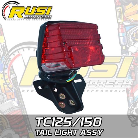 TC125 150 Tail Light Assy For RUSI Motorcycles Lazada PH