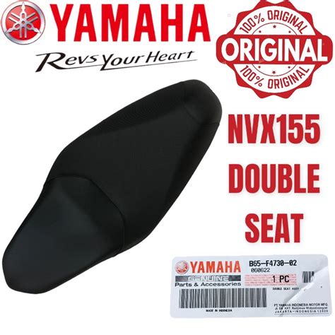 YAMAHA NVX V1 DOUBLE SEAT ASSY 100 ORIGINAL NVX155 AEROX155 SEAT