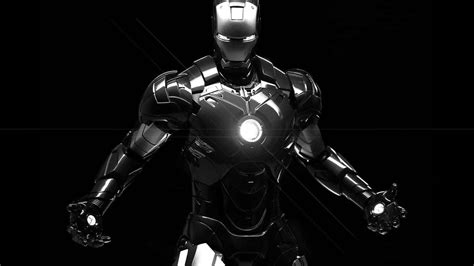 [100+] Iron Man Black And White Wallpapers | Wallpapers.com