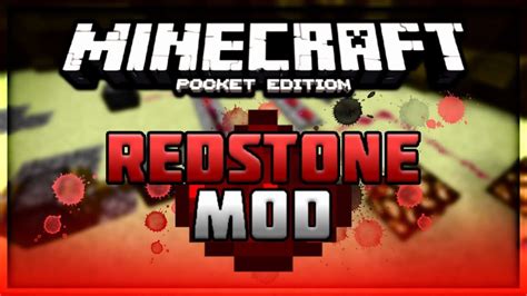 REDSTONE MOD MINECRAFT PE 0 12 1 YouTube