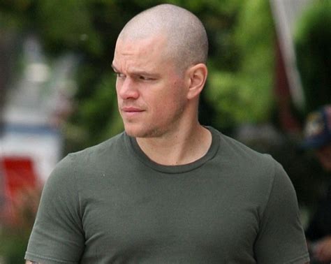 Bungled And The Botched Bald Matt Damon Goes All Good Will Hunting On