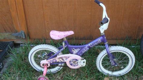 Disney Princess Bicycle 16 Wtraining Wheels Purple For Sale In