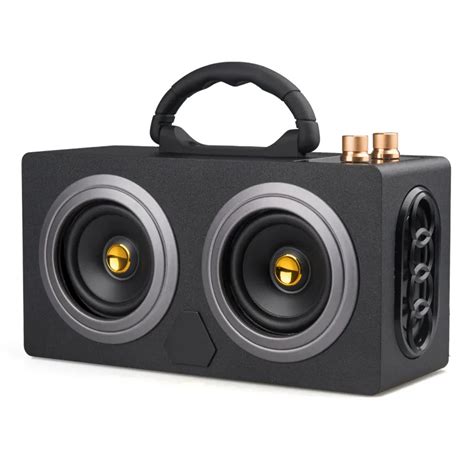 Haut Parleur 20W Haut Parleurs Bluetooth Portables En Bois Danse Haut