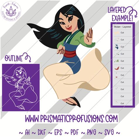 Vector Mushu Mulan 009 Svg Dxf Eps Pdf Png Cricut Cutting File Clipart