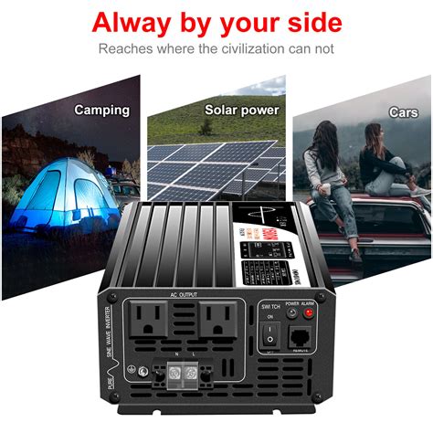 W V V V Dc To Ac V Pure Sine Wave Power Inverter Ebay