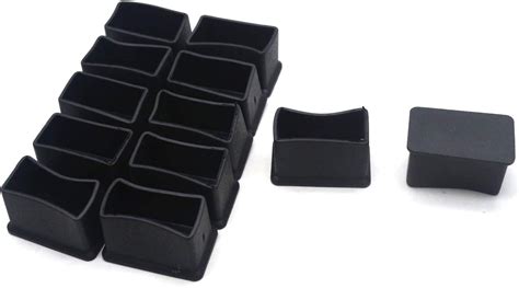 Antrader Rectangle Shaped Furniture Rubber Feet Pads Table Chair Leg