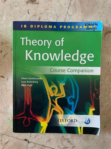 Ib Text Book Theory Of Knowledge Hobbies Toys Books Magazines