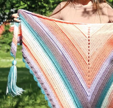 Mesmerizing Mandala Oversized Shawl Crochet Shawl Pattern Free