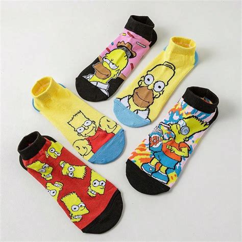 10 Pares de meias de anime para homens e mulheres Meias invisíveis