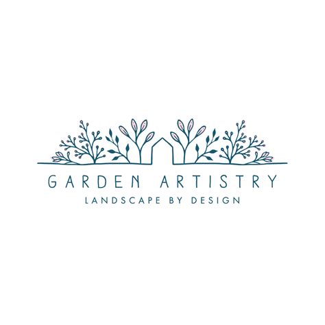 Logo Design For Landscape Architect Garden Artistry Hand Drawn