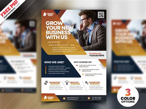 Creative Business Flyer Design PSD | PSDFreebies.com