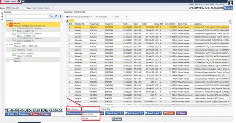 E Banka Listesi Ekran Na Yeni Alan Eklendi D A Akademi