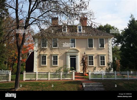 Historic Old Deerfield Village, Deerfield, Massachusetts, New Stock ...