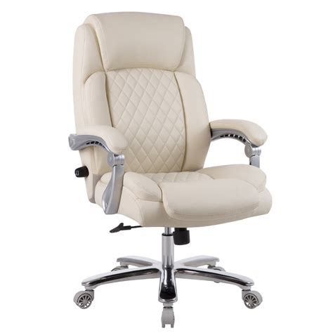 Executive Office Chair - 500lbs Heavy Duty Office Chair, Wide Seat ...