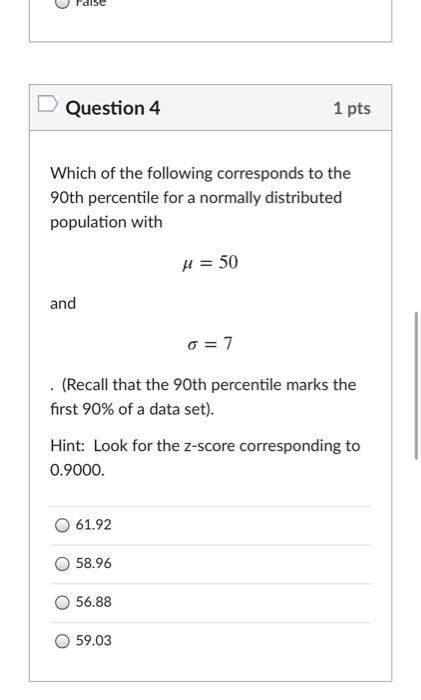 Solved Dise Question 4 1 Pts Which Of The Following