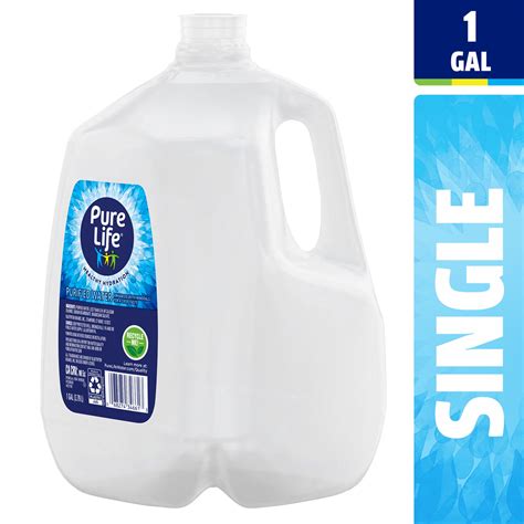 Pure Life Purified Water, 1-Gallon, Plastic Bottled Water (Single) - Walmart.com