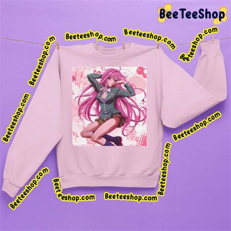 Pink Art Moka Akashiya Rosario Vampire Trending Unisex Sweatshirt