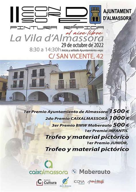 II Concurso de pintura rápida al aire libre Villa de Almazora 2022