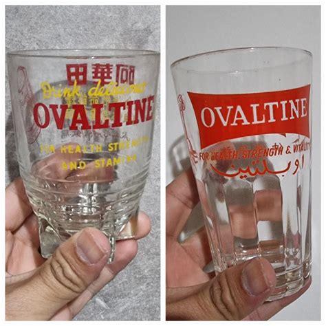 Vintage Ovaltine Rocket And Drinking Glass Hobbies And Toys Memorabilia And Collectibles Vintage