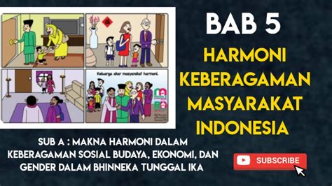 MATERI PPKn KELAS 9 BAB 5 SUB A Makna Harmoni Dalam Keberagaman