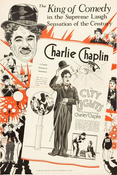 City Lights Charlie Chaplin Movie Poster