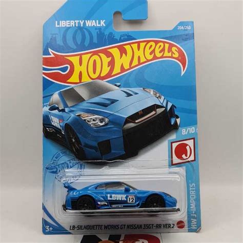 Jual Hot Wheels Nissan Skyline GTR R35 LBWK Biru Shopee Indonesia