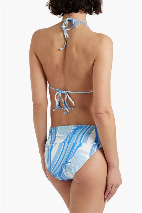 Melissa Odabash Miami Printed Triangle Bikini Top The Outnet