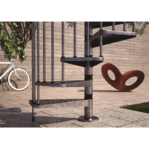 Spiral Stair Kit - Outdoor - SPSZINK - Architectural Railings - Spiral ...