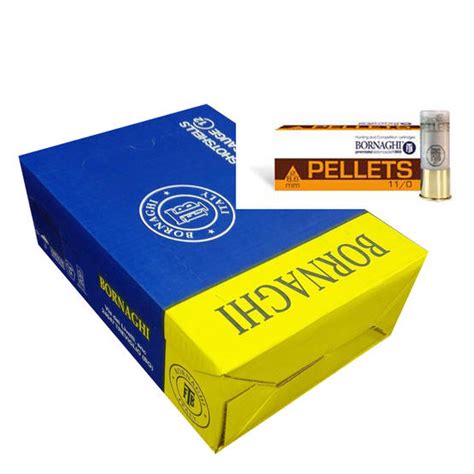 Bornaghi 9 Pellets Buckshot Haulikon Patruuna 11 0 Black 250kpl 11 0