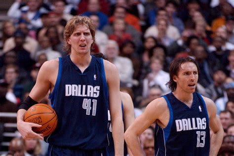 Dirk Nowitzki And Steve Nash Combine For 66 Points Mavs Moneyball