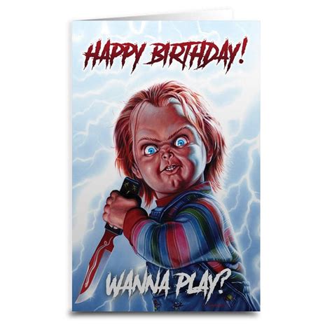 Chucky Wanna Play Birthday Card - The Original Underground / theoriginalunderground.com Chucky ...