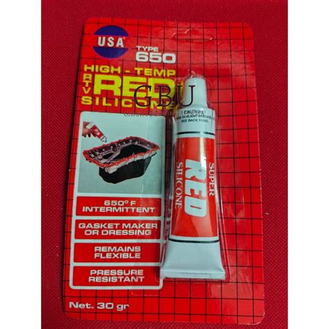 Jual Lem High Temp Silicone Usa Red Gr Sealant Gasket Merah