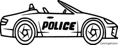 Porsche Police Car Coloring Page Free Printable Coloring, 48% OFF