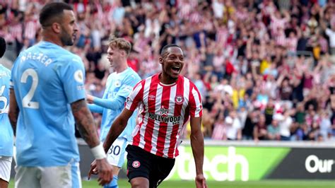 Brentford 1 0 Man City Toney Less Bees Do The Double Over The Premier