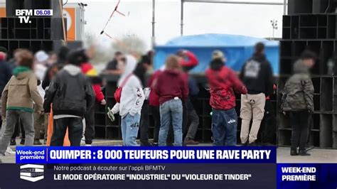 Quimper Personnes R Unies Pour Une Rave Party Sur L A Roport