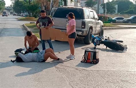 Motociclista Choca Contra Camioneta