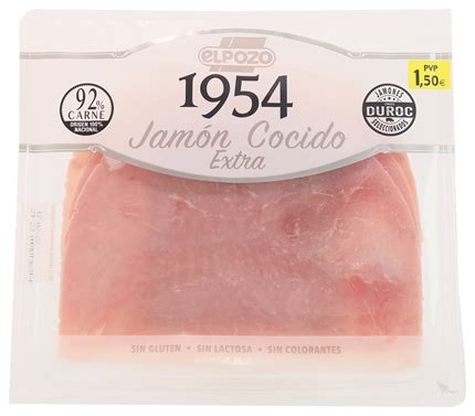 EL POZO 1954 JAMÓN COCIDO EXTRA DUROC OCU