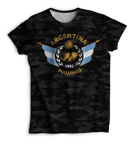 Remera Argentina Malvinas Mod 25 No Full