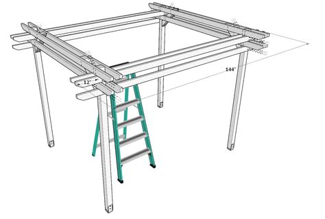 10 ft. x 12 ft. Pergola DIY plan - DIY projects plans