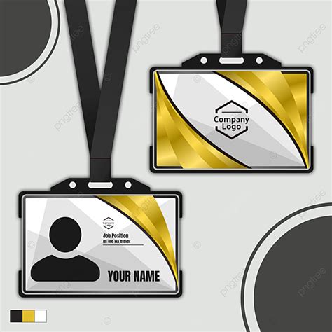 Luxury Id Card Design Templates Vector Template For Business Man Or