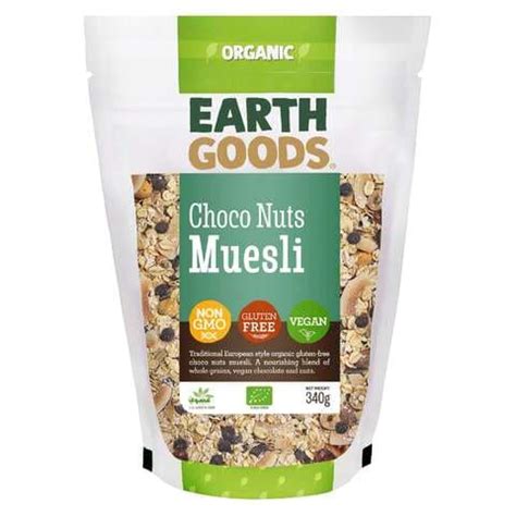 Earth Goods Organic Gluten Free Choco Nuts Muesli G Price In Uae