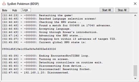 BDSP EncounterBots Lusamine SysBot NET GitHub Wiki