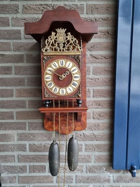 Wandklok Hout Tweede Helft 20e Eeuw Catawiki