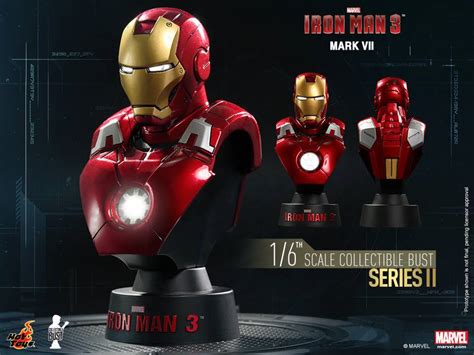 Hot Toys Iron Man Series Busts Revealed Photos Marvel Toy News