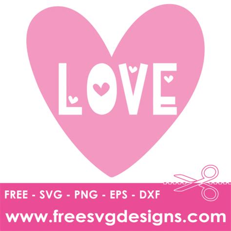 Valentines Love Heart Free Svg Files Freesvgdesigns