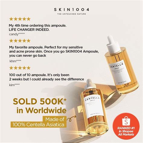 Skin 1004 Centella Ampoule 100ml, Beauty & Personal Care, Face, Face ...