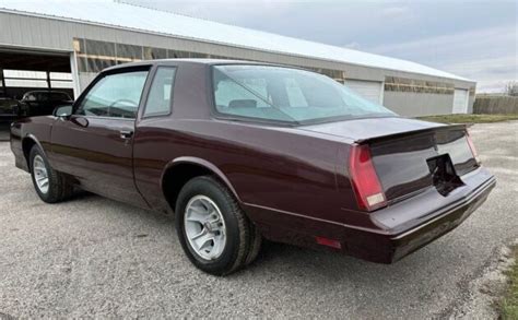 Tidy Survivor 1987 Chevrolet Monte Carlo Ss Aerocoupe Barn Finds